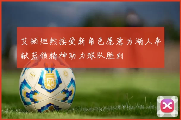 艾顿坦然接受新角色愿意为湖人奉献蓝领精神助力球队胜利