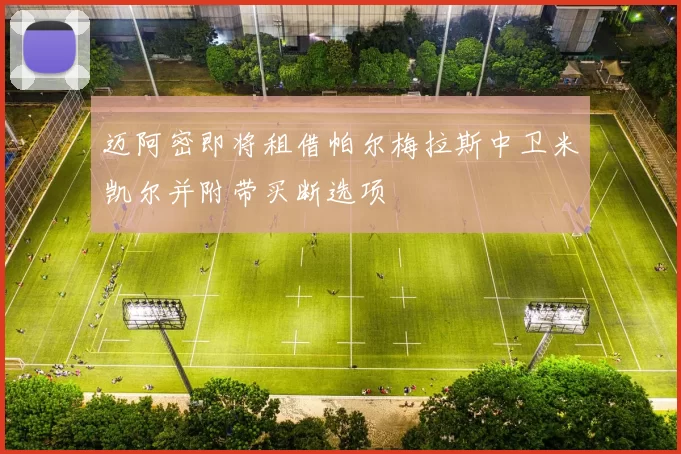迈阿密即将租借帕尔梅拉斯中卫米凯尔并附带买断选项