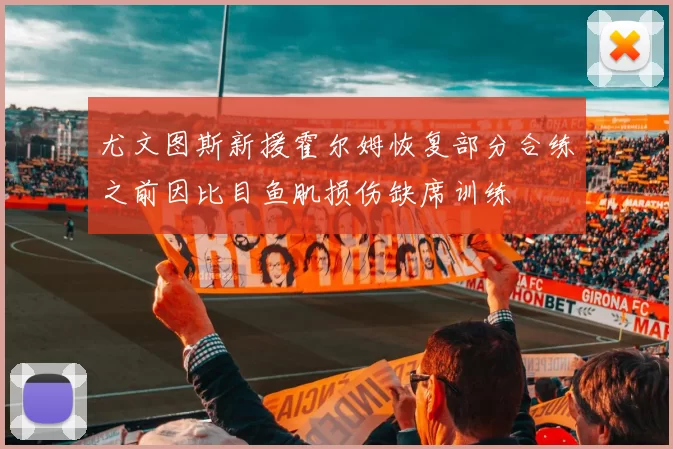 尤文图斯新援霍尔姆恢复部分合练之前因比目鱼肌损伤缺席训练